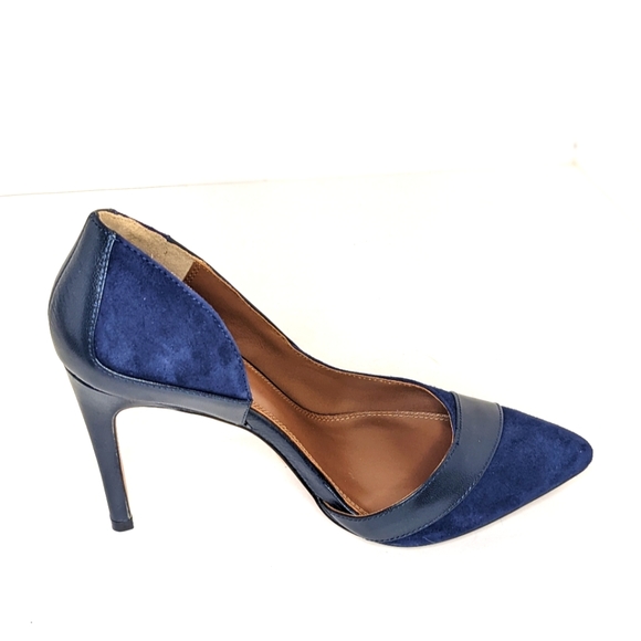 NWOT Reiss suede and leather heels - Picture 12 of 16